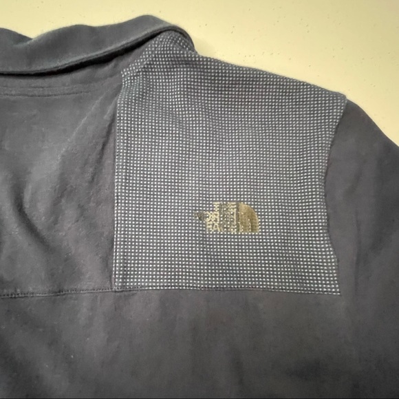 The North Face Mens Medium Size Blue DriFit Polo Shirt Top - Picture 4 of 5